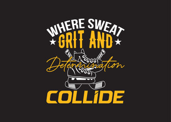 Fototapeta premium Hockey T-shirt design, vector, Graphic, Shirt design, T-shirt Design vector, Trendy, apparel, Modern hockey t-shirt, 100% vector, design vector, Retro Vintage Hockey, Hockey