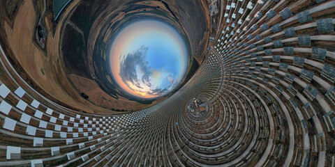 Concentrated solar power plant renewable energy technology - abstract