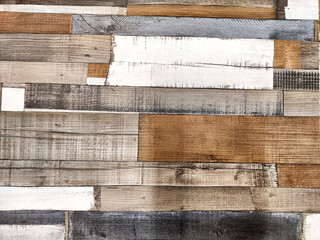 Colourful Wood plank texture for background. Frame, place for text, copy space