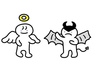 シンプル天使と悪魔