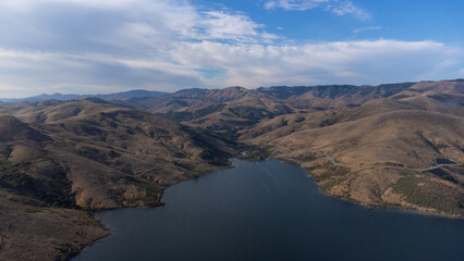 Aerial View of Whale Rock Reservoir, Cayucos, San Luis Obispo County