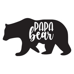 Papa Bear SVG