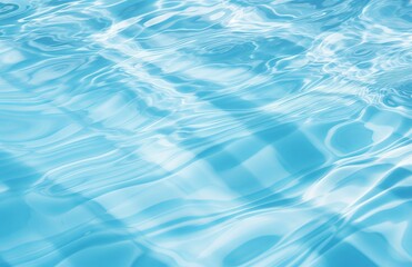 Fototapeta premium beautiful blue water in the pool