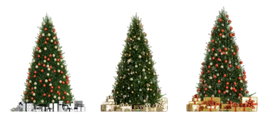Fototapeten christmas tree and decorations © Hanh