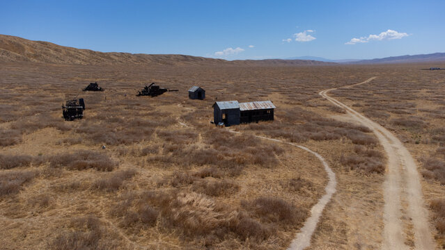 Historic Van Matre Ranch at Carrizo Plain, San Luis Obsipo County, California