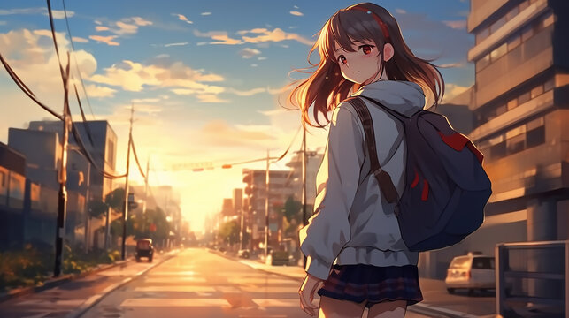 Anime background wallpaper
