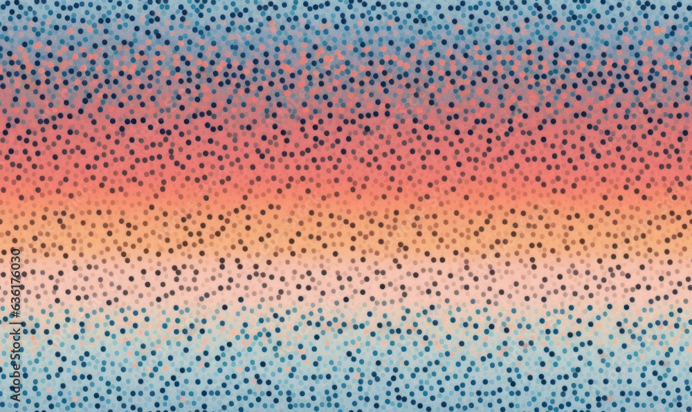 Aufkleber abstract seamless pattern with random dots and circles