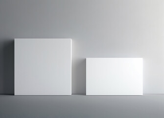 white sheet of paper on an grey wall