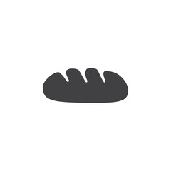 bread icon bakery food vector
