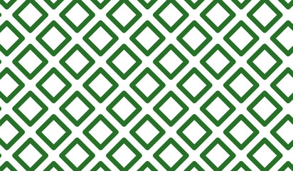 green outline square seamless pattern background 