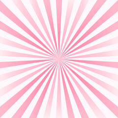 ピンク系の効果線の背景イラスト　アスペクト比1：1バージョン