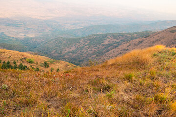 Scenic view of Rift Valley seen from Mbeya Rift Valley View Point In Mbeya Region, Tanzania