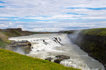 Gullfoss Waterfall in Icelands Golden Circle - 636186406