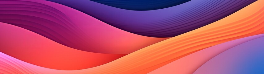 color gradient expressive papercut layer wallpaper