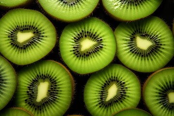 Fototapeta premium delicious fresh kiwi total background