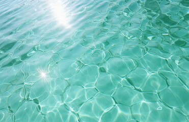 Obraz premium beautiful blue water in the pool