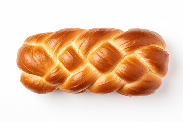 Fresh bread on a white background. 