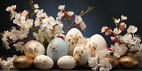 A bunch of eggs sitting on top of a table. Digital image.