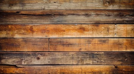 Fotobehang Oude deur old wooden planks, vector grunge background texture