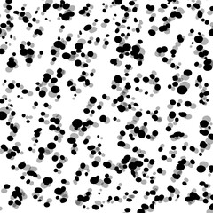 Spotted texture with small and large spots and shadows.