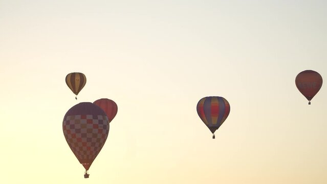 Mongolfiere in volo sull'Umbria