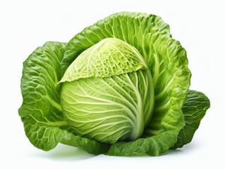 Fototapeta premium Cabbage on a white background