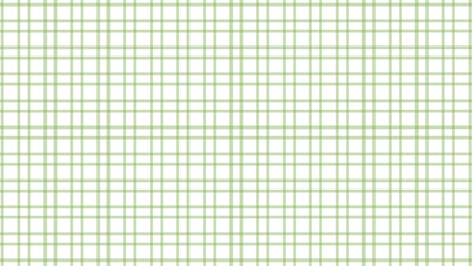 Green and white plaid fabric texture as a background