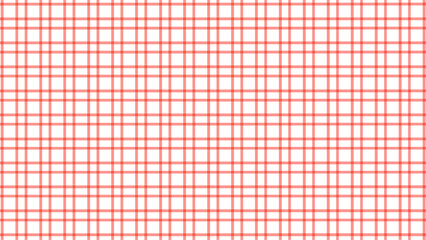 Red and white plaid fabric texture as a background