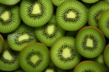 delicious fresh kiwi total background