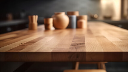 Empty table top good for product display