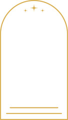 Obraz premium Monoline Arch Frame