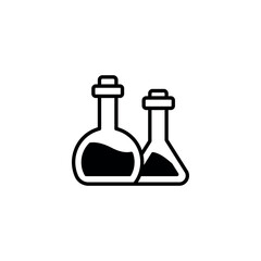 Chemical Industry icon design with white background stock illustration