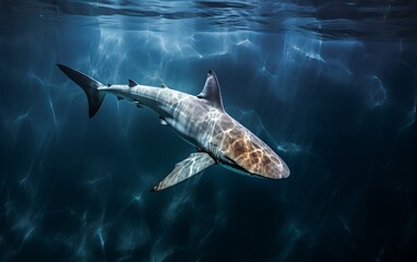 Obraz premium Great White Shark Close up Shot