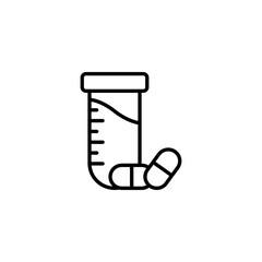 Pharmaceutical Industry icon design with white background stock illustration