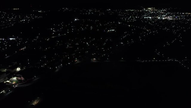 夏の夜空 打ち上げ花火 ドローン動画素材 Fireworks festival in Japan