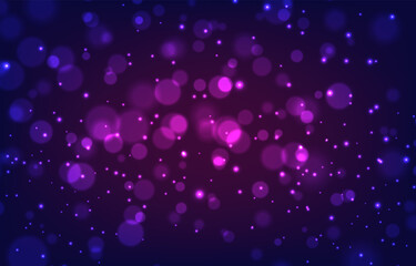 Purple bokeh blurred background