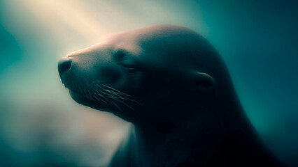 Fototapeta premium Gray seal