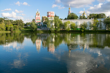 Fototapeta na wymiar Novodevichy convent in Moscow, Russia.