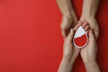 Blood donation, concept of awareness and donation
