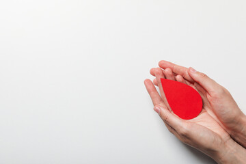 Blood donation, concept of awareness and donation