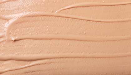 Texture of skin foundation as background, closeup