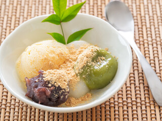 白玉だんごアイスクリーム