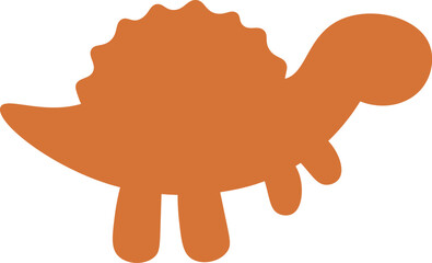 Baby Dinosaur Silhouette