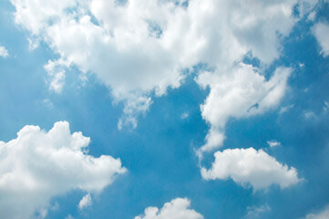 Obraz premium blue sky with clouds