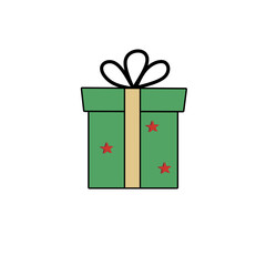 Christmas Gift Vector Illustration