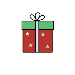 Christmas Gift Vector Illustration