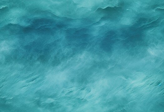 Stormy ocean water with waves and foam, top view, natural background photo texture. SEAMLESS PATTERN. SEAMLESS WALLPAPER. Created with Generative AI technology.