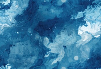 Fototapeta na wymiar Stormy ocean water with waves and foam, top view, natural background photo texture. SEAMLESS PATTERN. SEAMLESS WALLPAPER. Created with Generative AI technology.