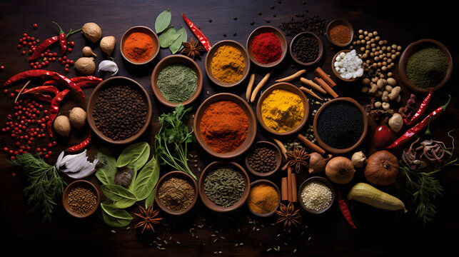 Step into a world of culinary exploration with this captivating image of diverse food offerings. From international cuisine to local delicacies, the table is a mosaic of flavors and cultures.