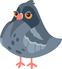 Grey Pigeon Character